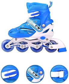 les rouleurs Alignées Confortables pour Enfants avec des roues RGB pointure de 35-38 / 38-42 / 30-32