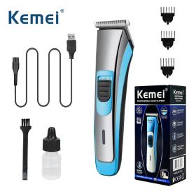 Kemei Tondeuse à Barbe et Cheveux pour Hommes, Lame Inoxydable, 8640 min d'Autonomie